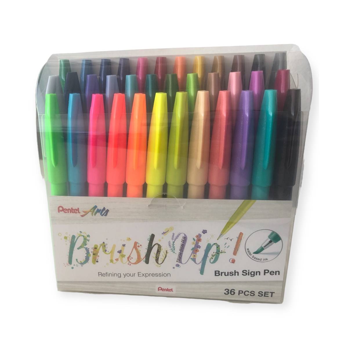 Pentel Arts Aquarellstifte Set – 12 Farben, Wasserfest & Lichtbeständig, Inkl. Pinsel Mit Wassertank