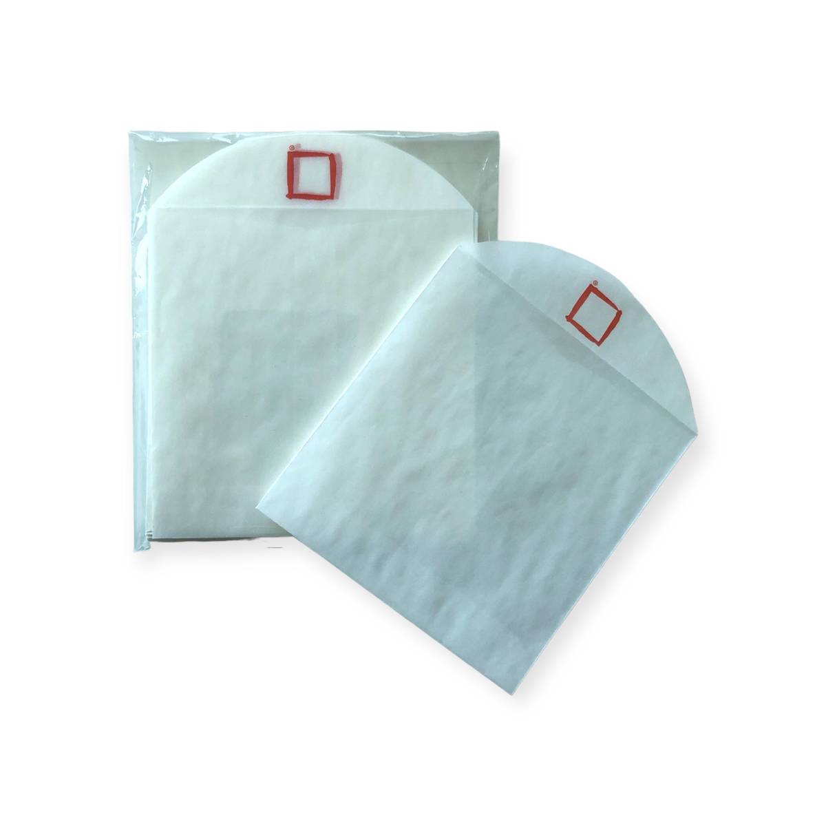 Zentangle - Cache-housses transparentes carrés 21 pièces