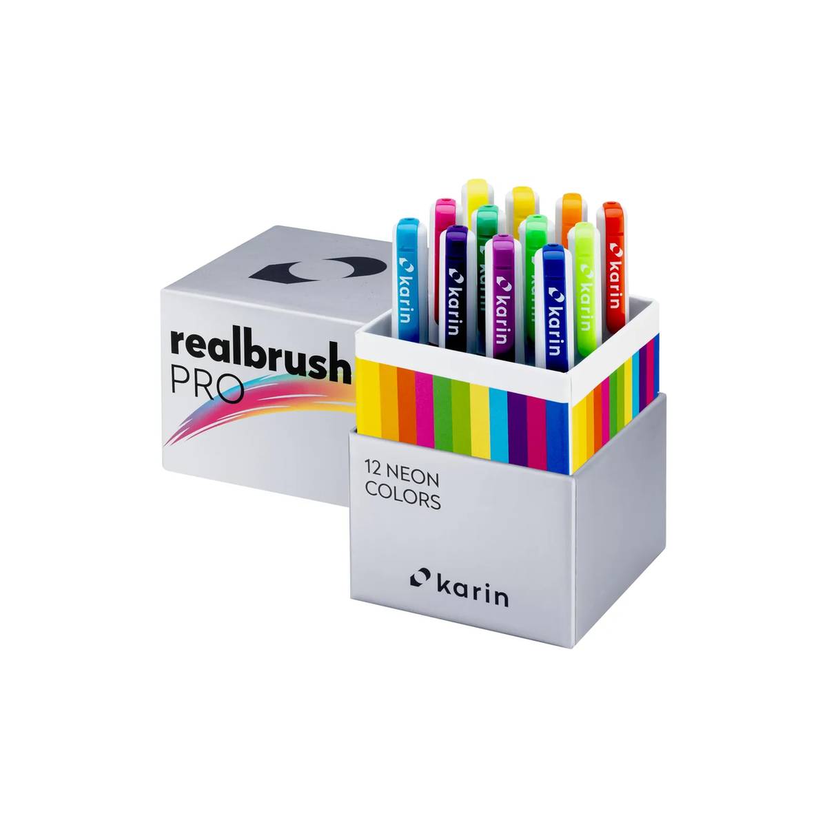 Real Brush PRO Marker couleurs néon 12 pièces