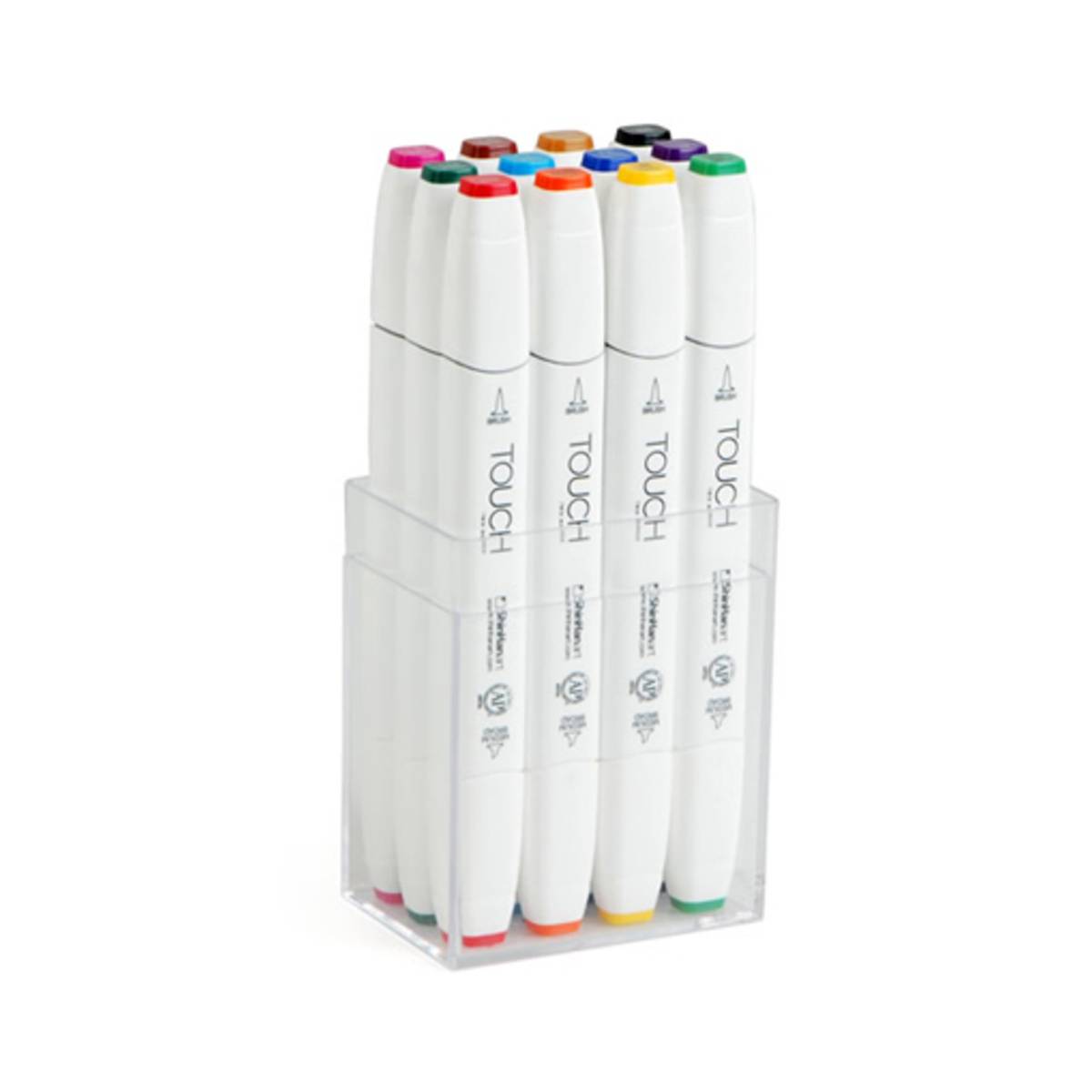 Touch - TwinMarker Brush Main Colors 12 Stück