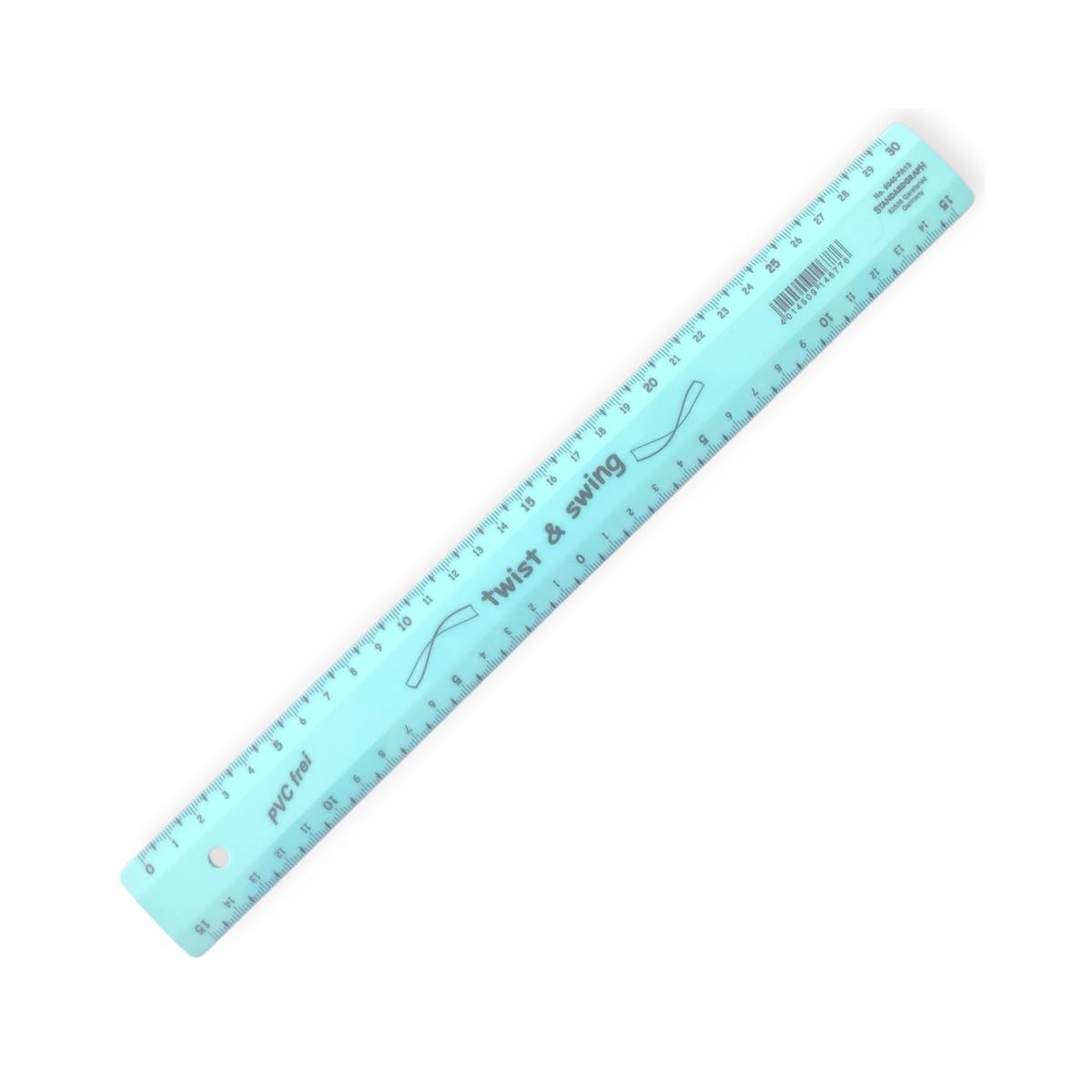 Dux - Lineal 30cm flexibel Pastell Blau