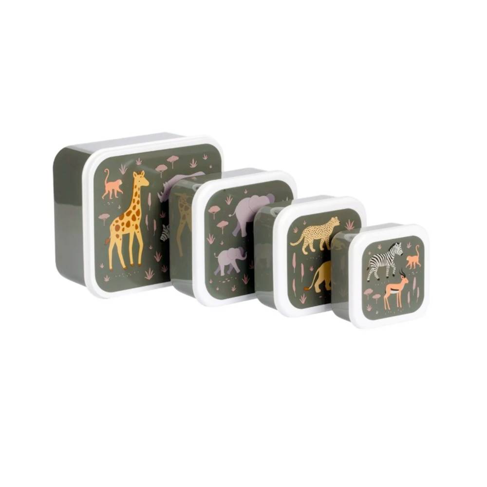 A Little Lovely Company Snackbox Tupperware 4er Set | MeinStift