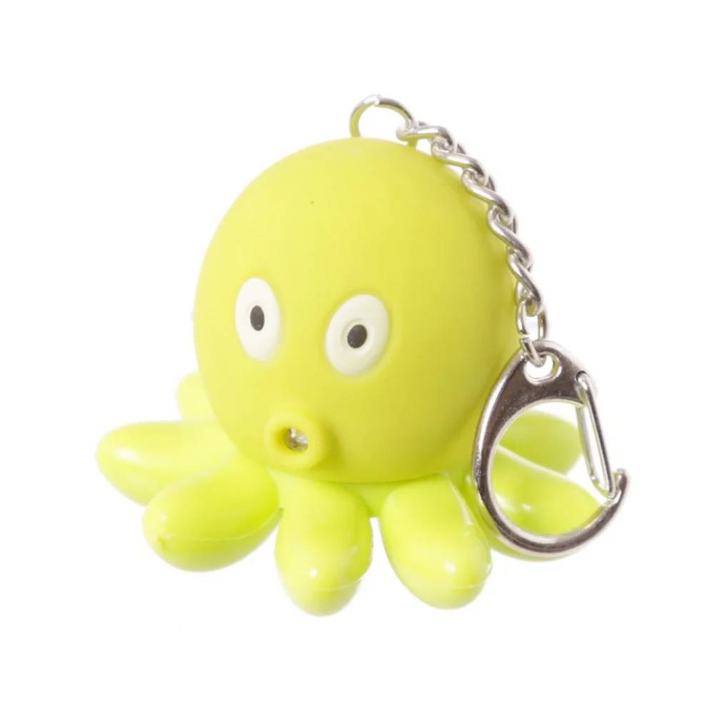 Roost Schlüsselanhänger mit LED Lampe Tintenfisch | MeinStift