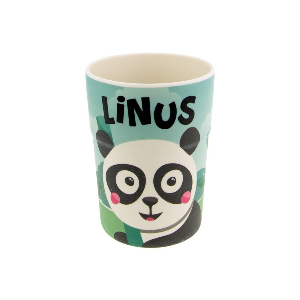 Panda Crew Kinderbecher Name Linus kaufen | MeinStift