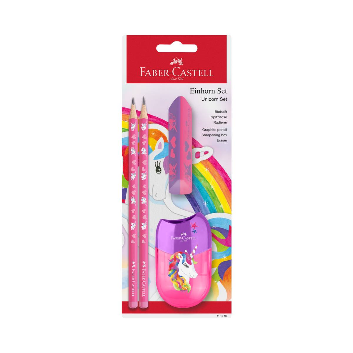 Faber-Castell Einhorn Set Bleistifte 4er Komplettset | MeinStift