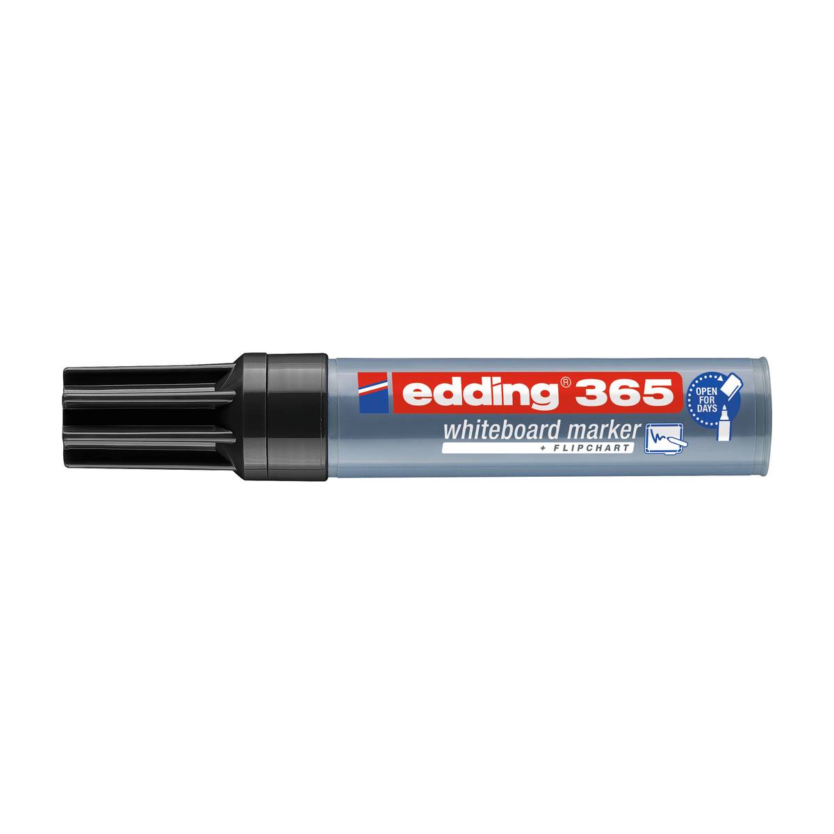 edding Weissboard Marker 365 Meisselspitze Schwarz | MeinStift
