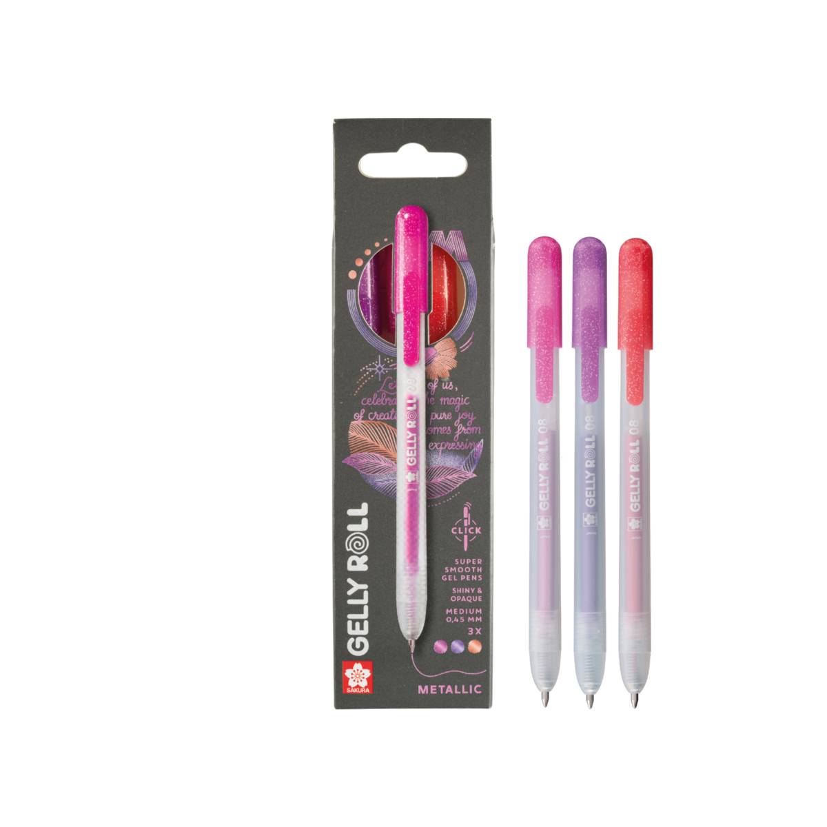 Sakura Gelly Roll Shiny Metallic 3er Set Sweets | MeinStift