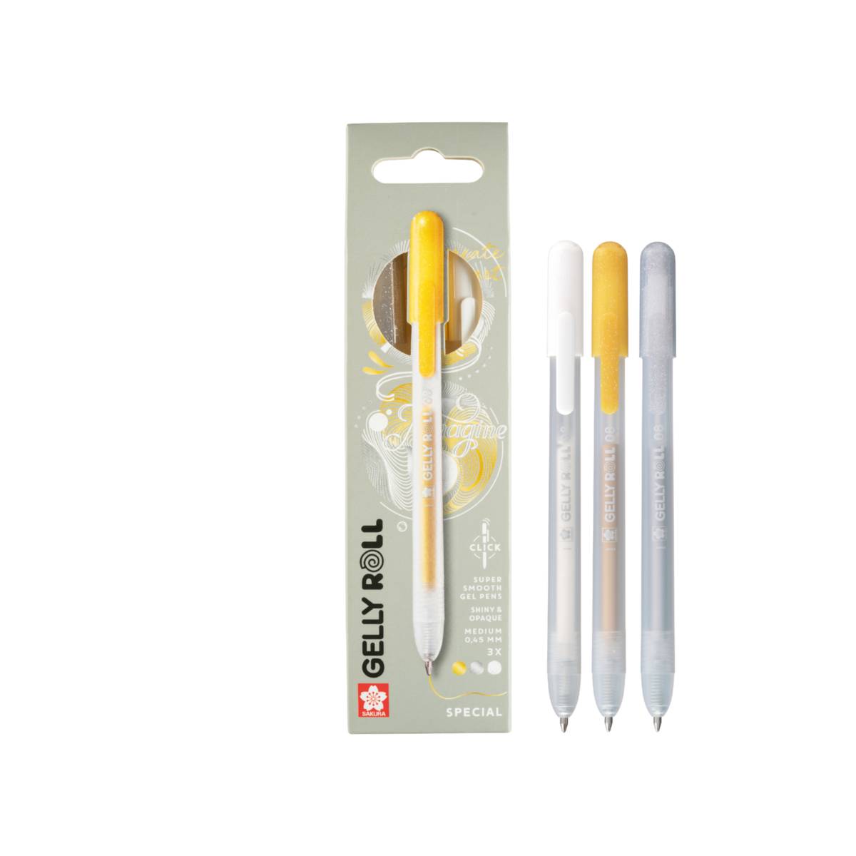 Gelly Roll Special Ensemble de 3 mécanismes à pression