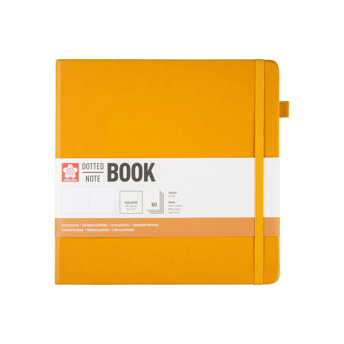 Sakura - Carnet Bullet Journal Kerria Japonaise Grand Carré (A5) Àpoints