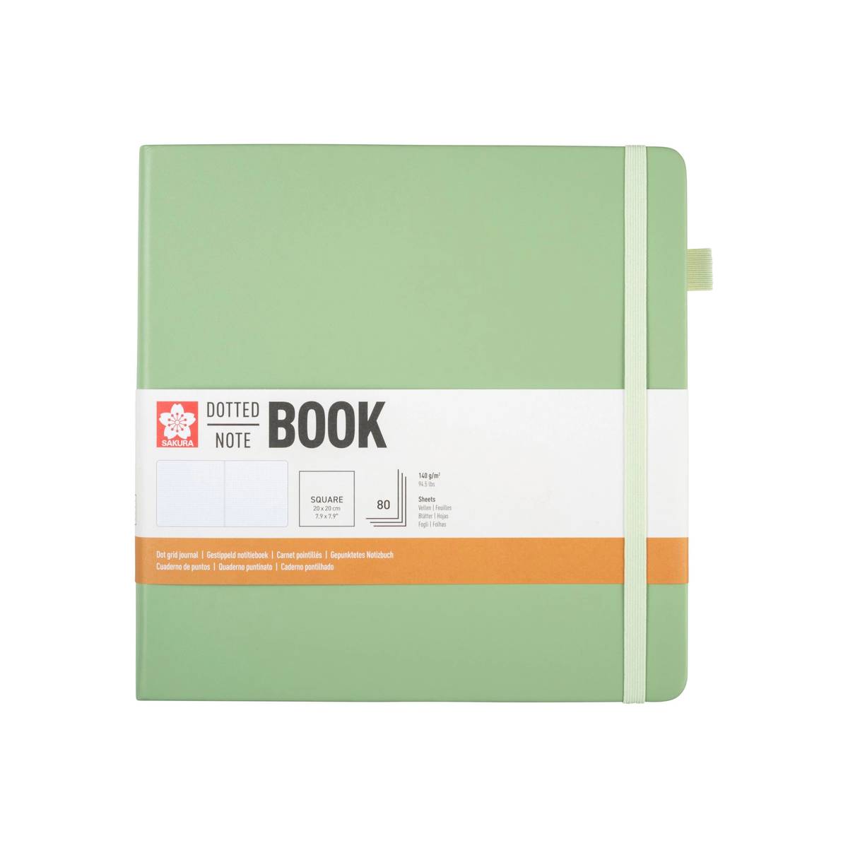 Sakura - Bullet Journal Note Book Blasse Patina Large Quadrat (A5) Gepunktet