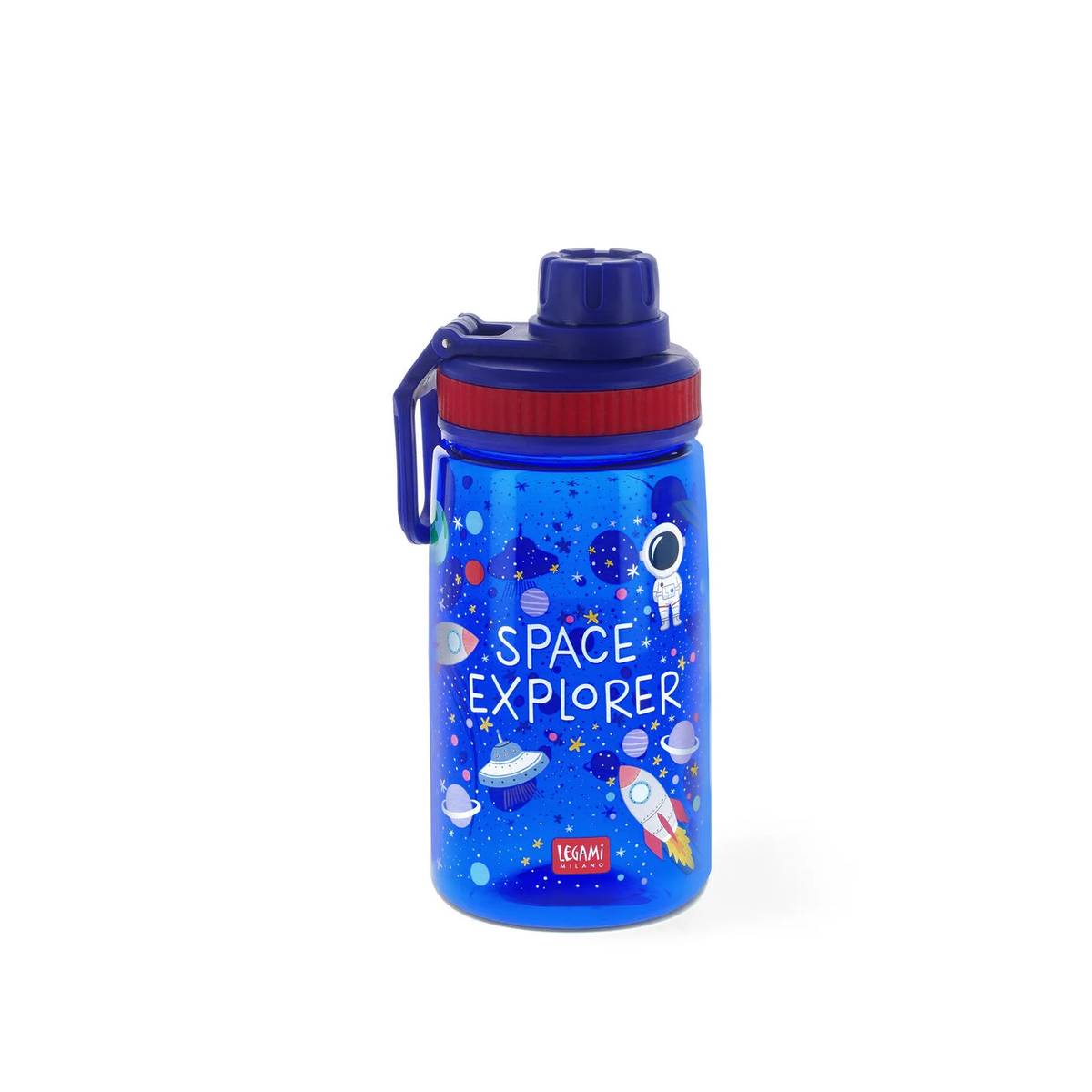 Legami Kindertrinkflasche Space Explorer 400ml – BPA‑frei, stoßfest, spülmaschinenfest