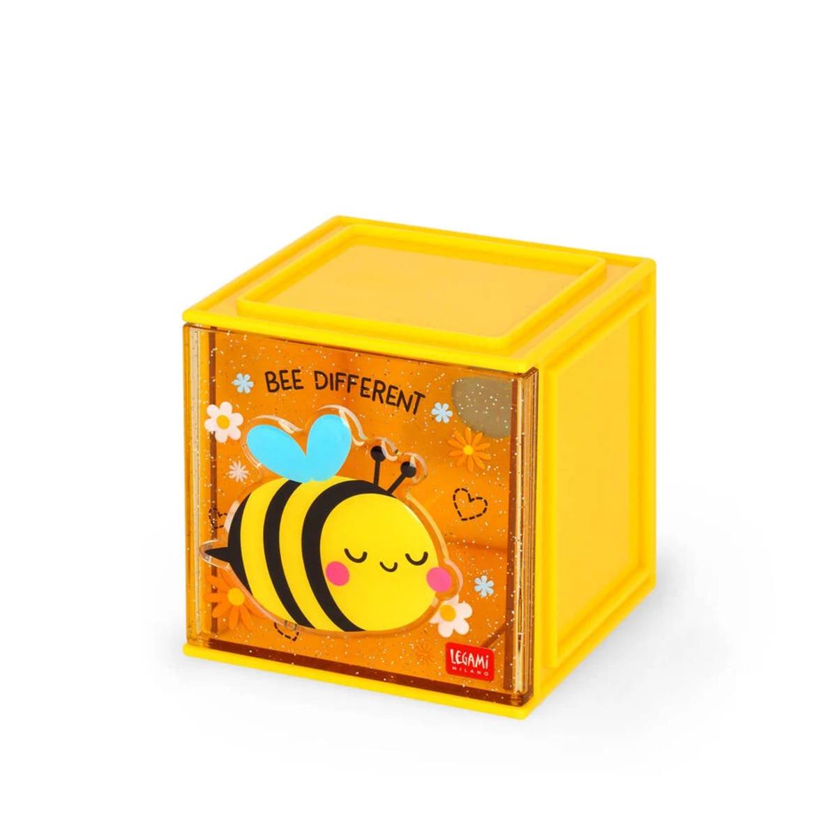 Legami - Erweiterbare Schreibtischbox - Cutie Cube Biene