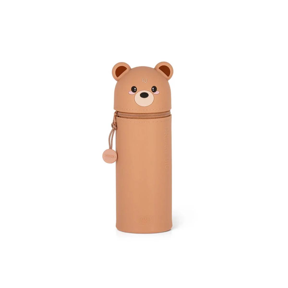 Legami - Stiftetui (Stifttasche) rund Bär Braun