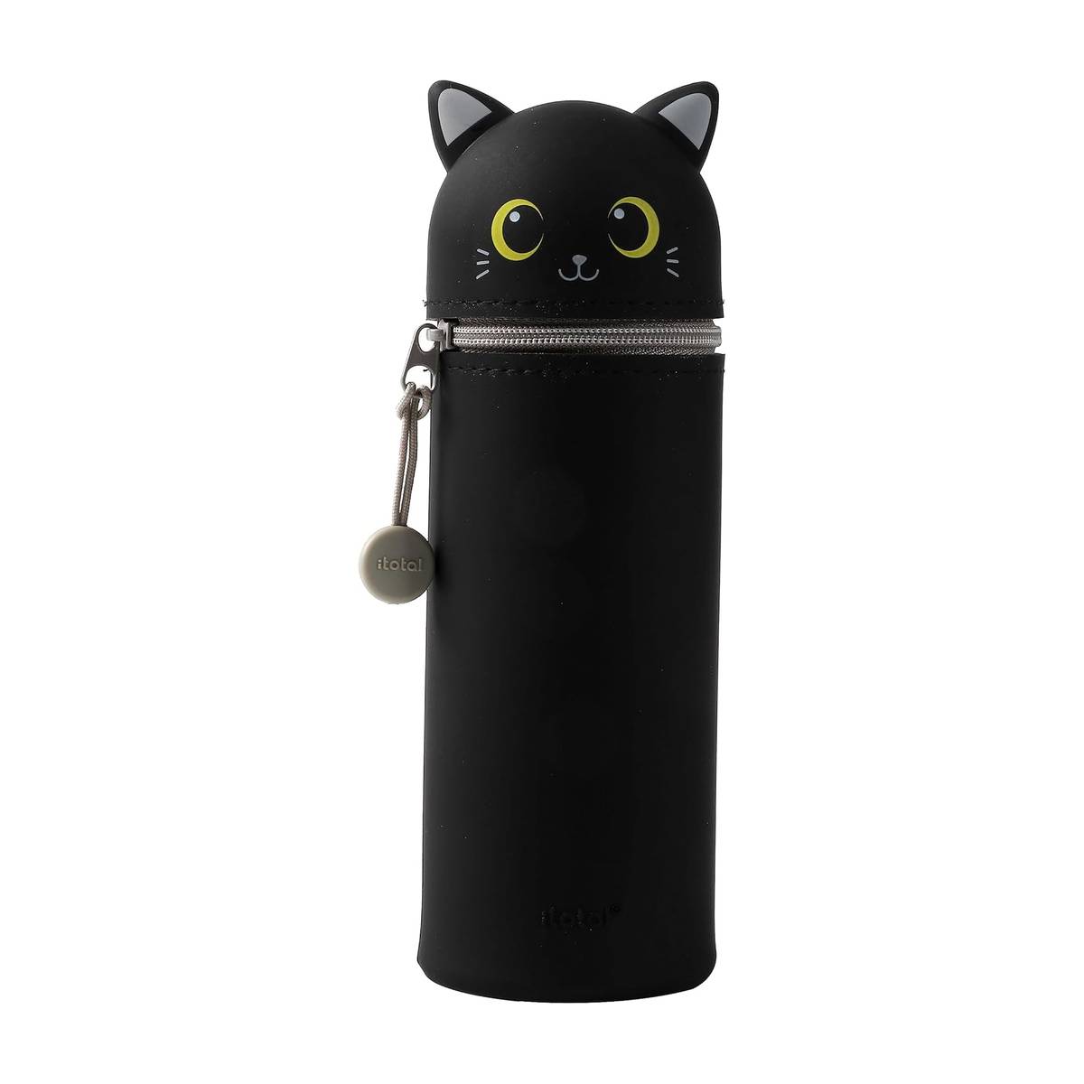iTotal - Stiftetui (Stifttasche) rund Katze Schwarz