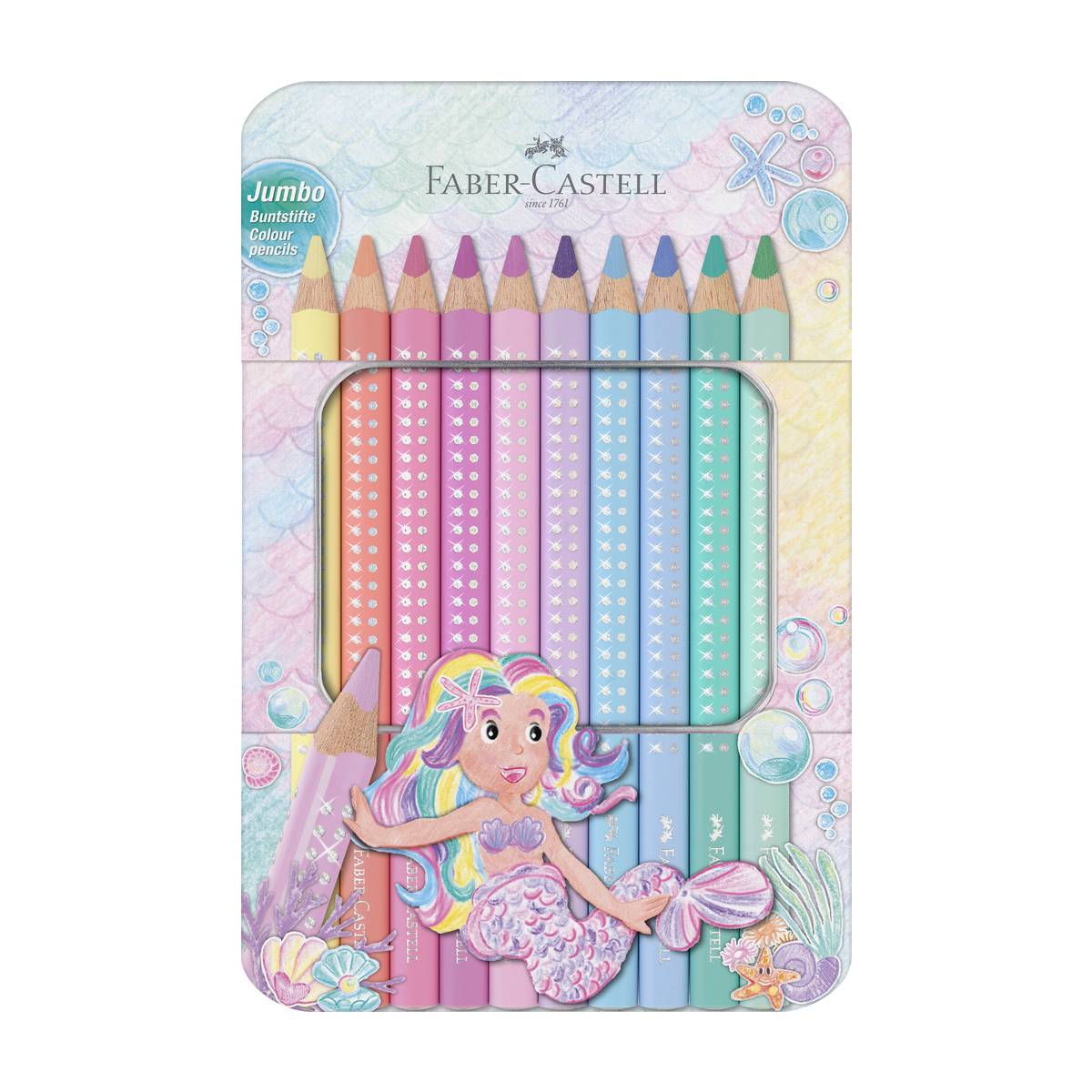 Faber-Castell Jumbo Sparkle Buntstifte Pastell | MeinStift