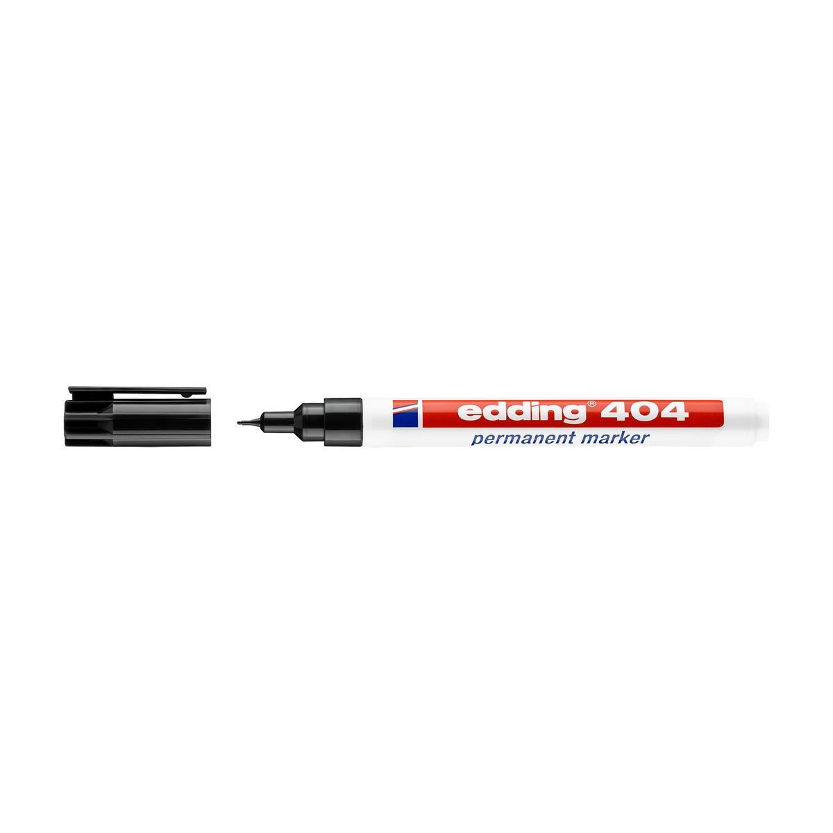 edding Permanent Marker 404 schwarz 0.75mm kaufen | MeinStift