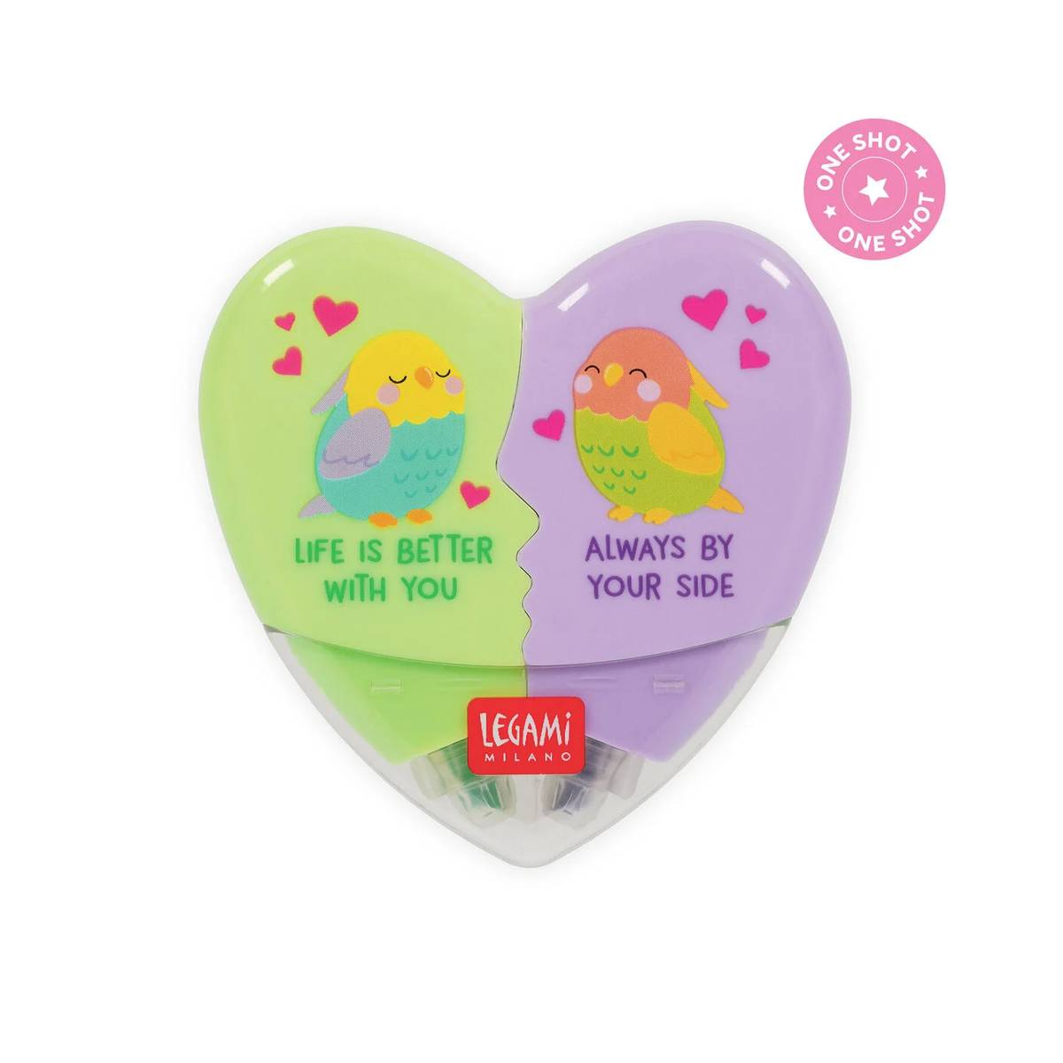 Legami - Textmarker In Herzform - Better Together