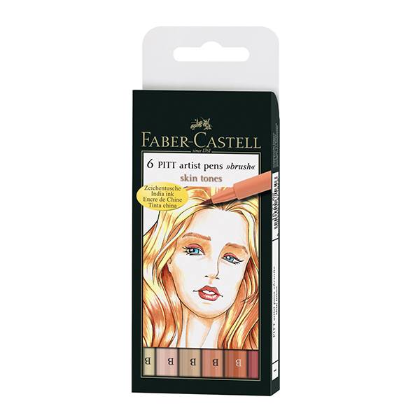 Faber-Castell PITT Artist Pen Brush Skin Tones kaufen | MeinStift
