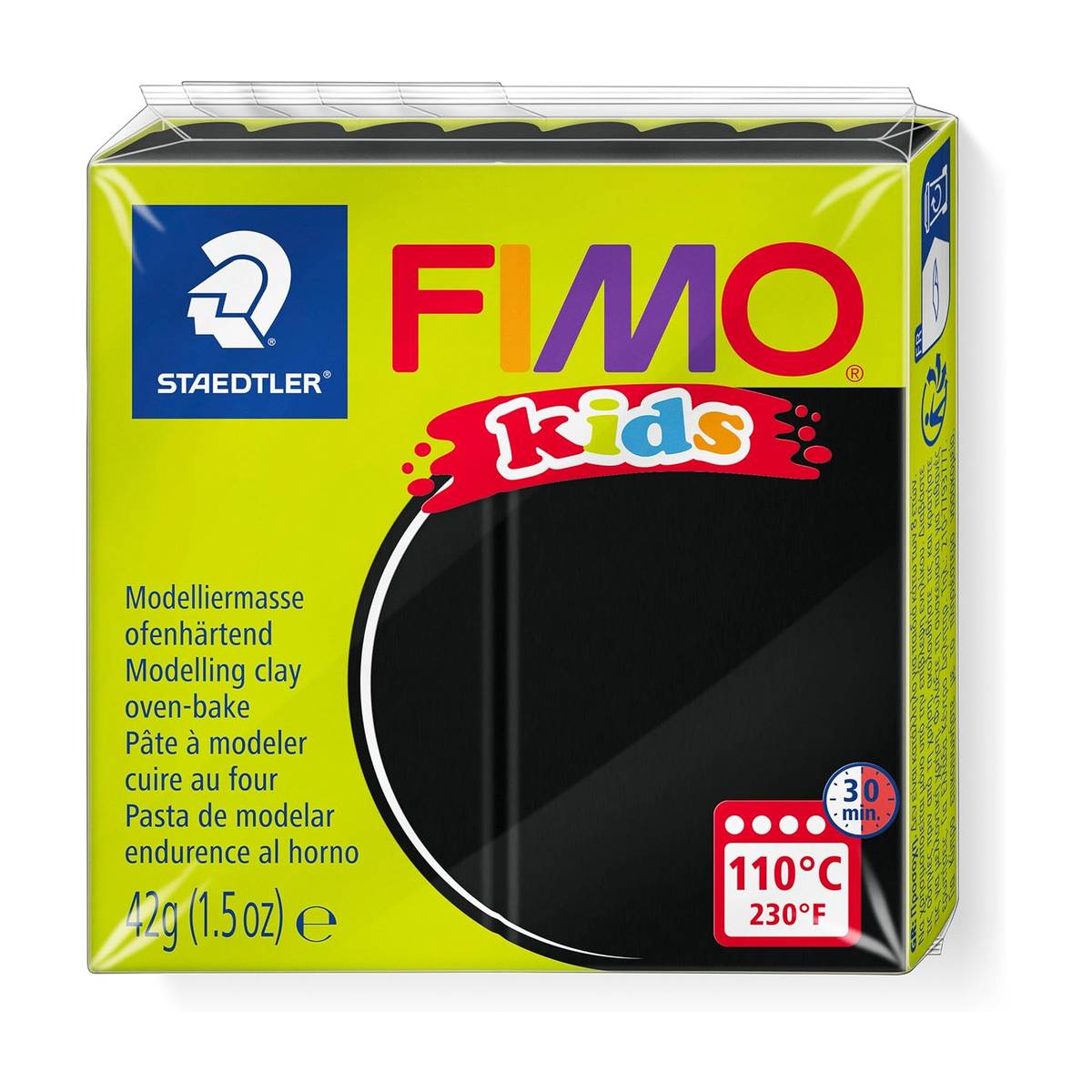 Staedtler - FIMO kids Modelliermasse schwarz 42g