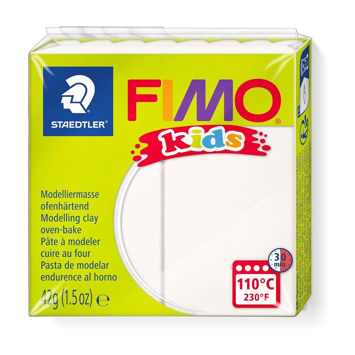 FIMO kids Modelliermasse weiss 42g