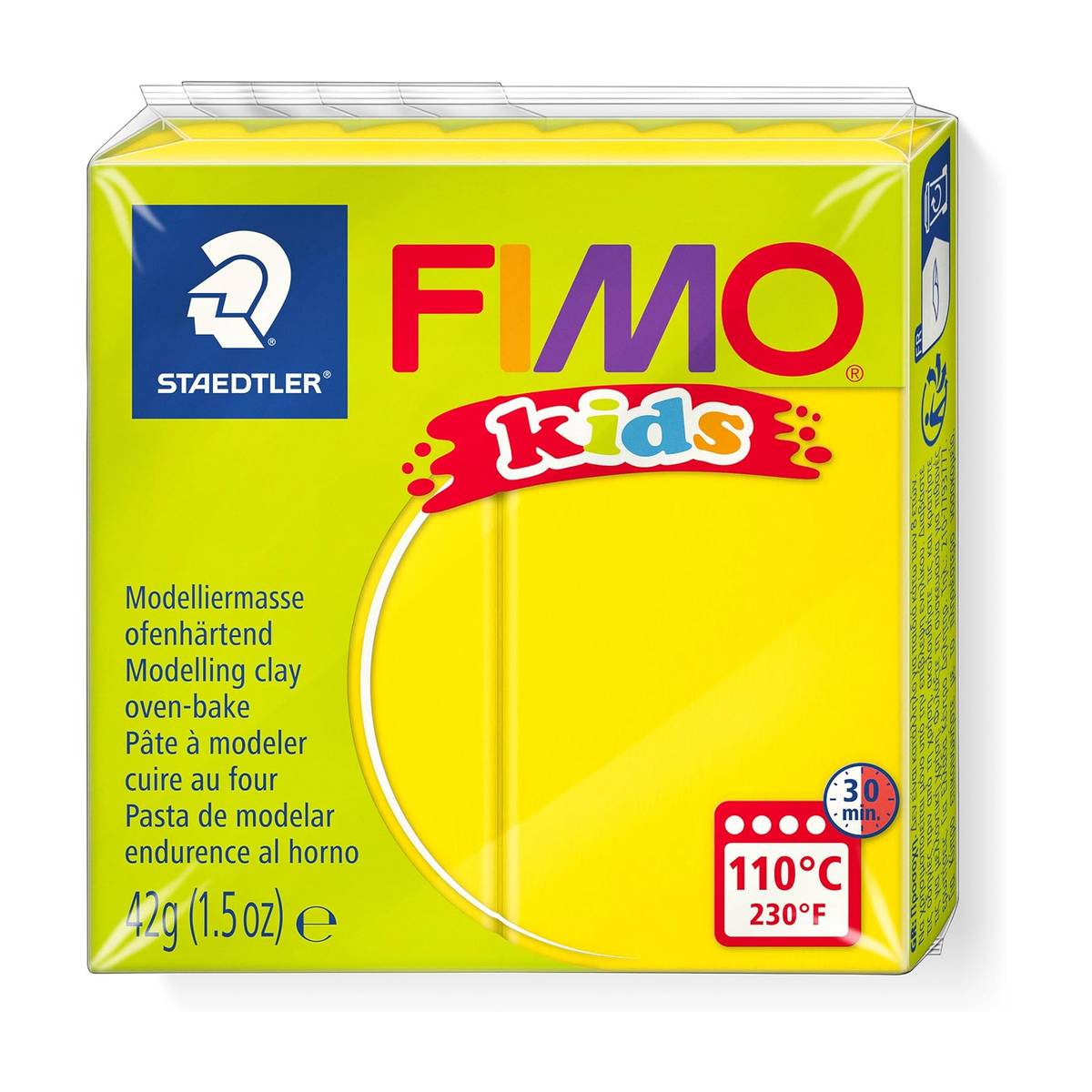 FIMO kids Modelliermasse gelb 42g