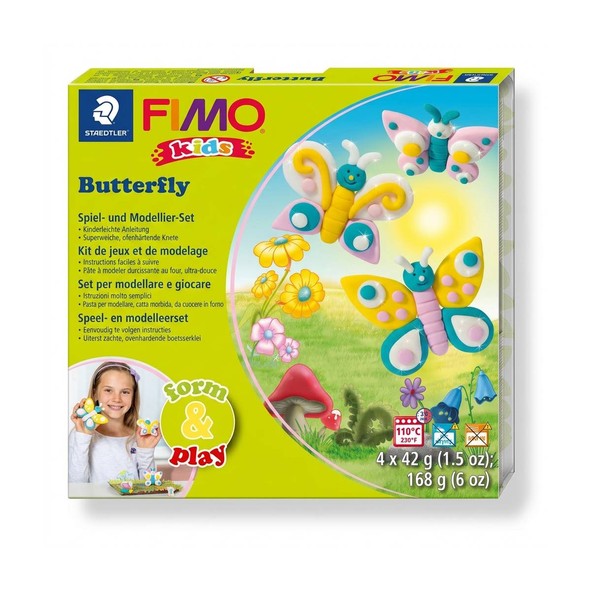 FIMO kids kit de jeu et de modelage Butterfly
