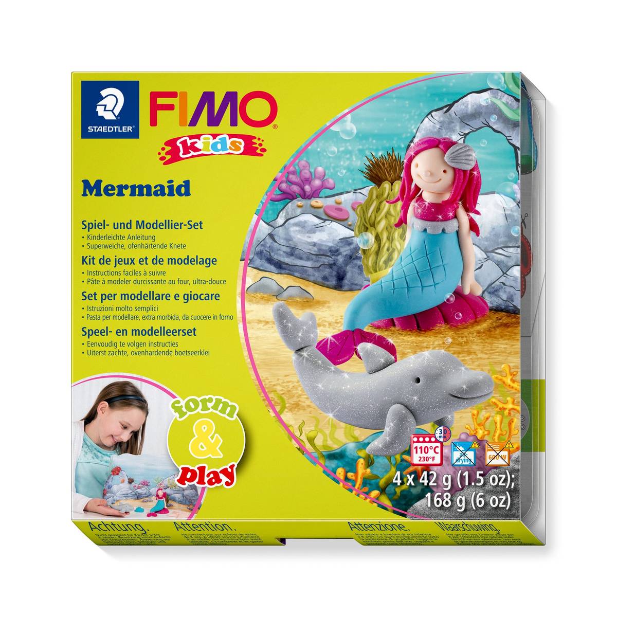 FIMO kids Spiel und Modellierset Meerjungfrau