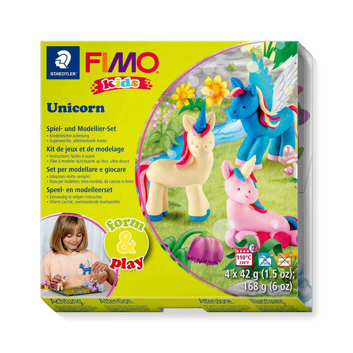 Staedtler - FIMO kids Spiel und Modellierset Einhorn