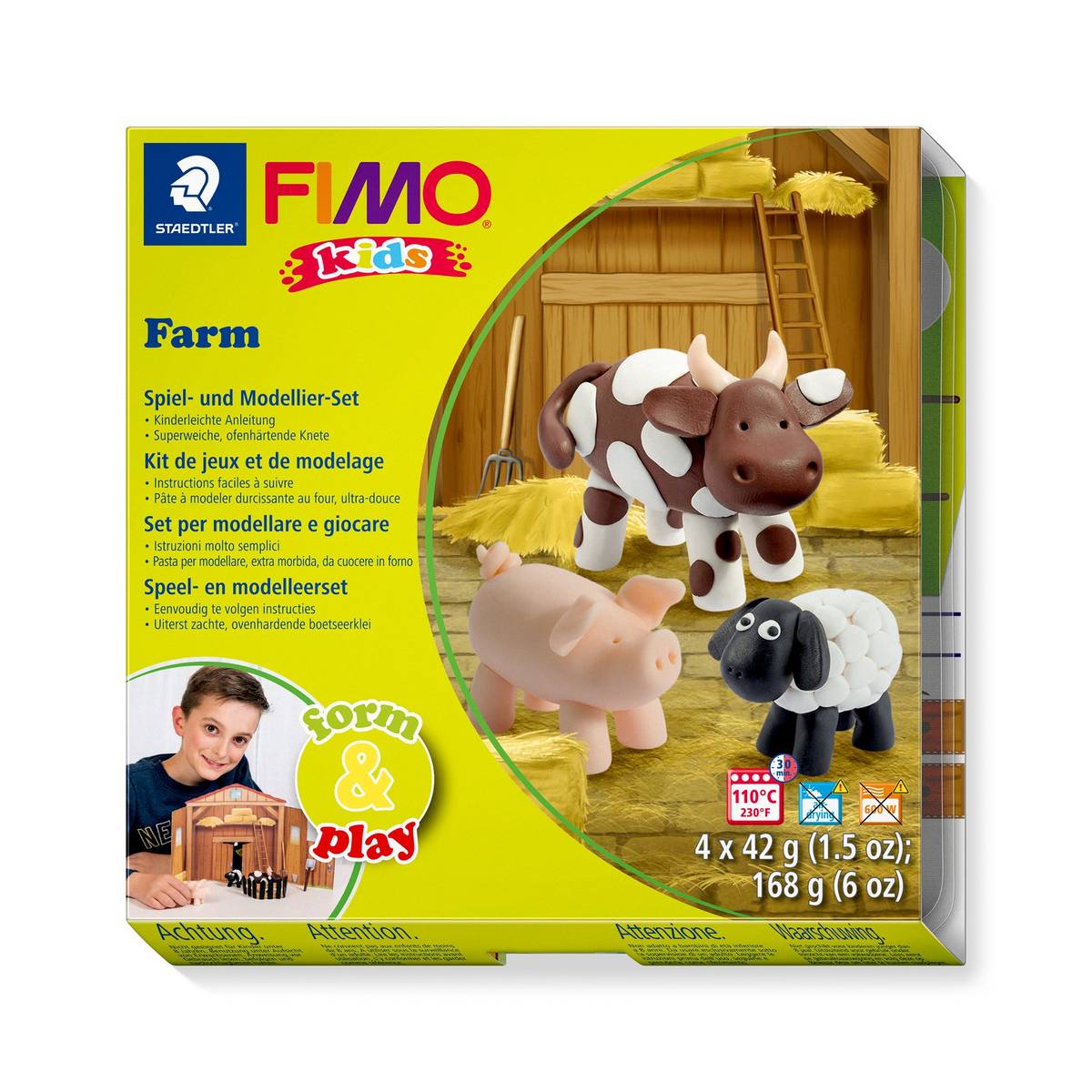 Staedtler - FIMO kids Spiel und Modellierset Farm