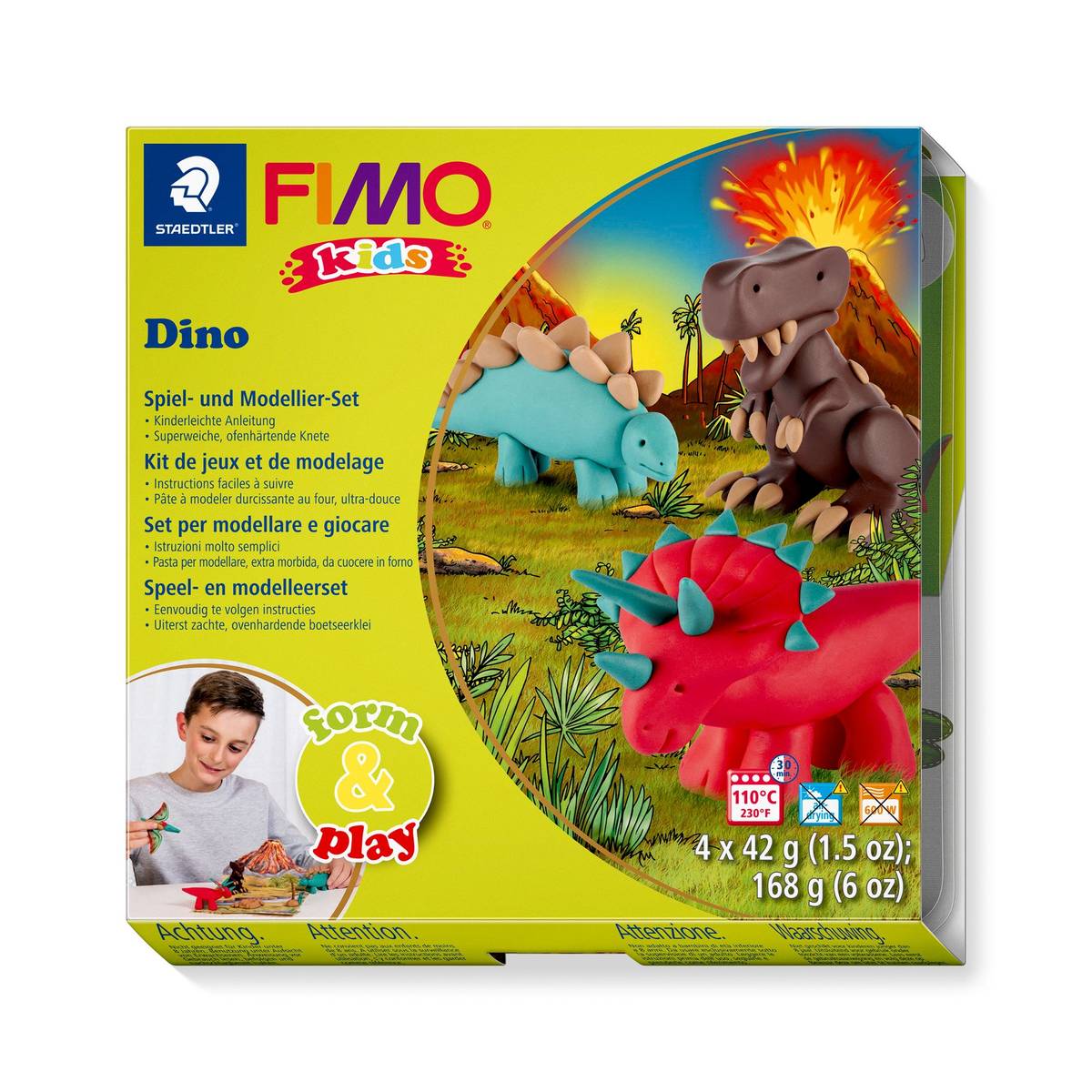 Staedtler - FIMO kids Spiel und Modellierset Dino