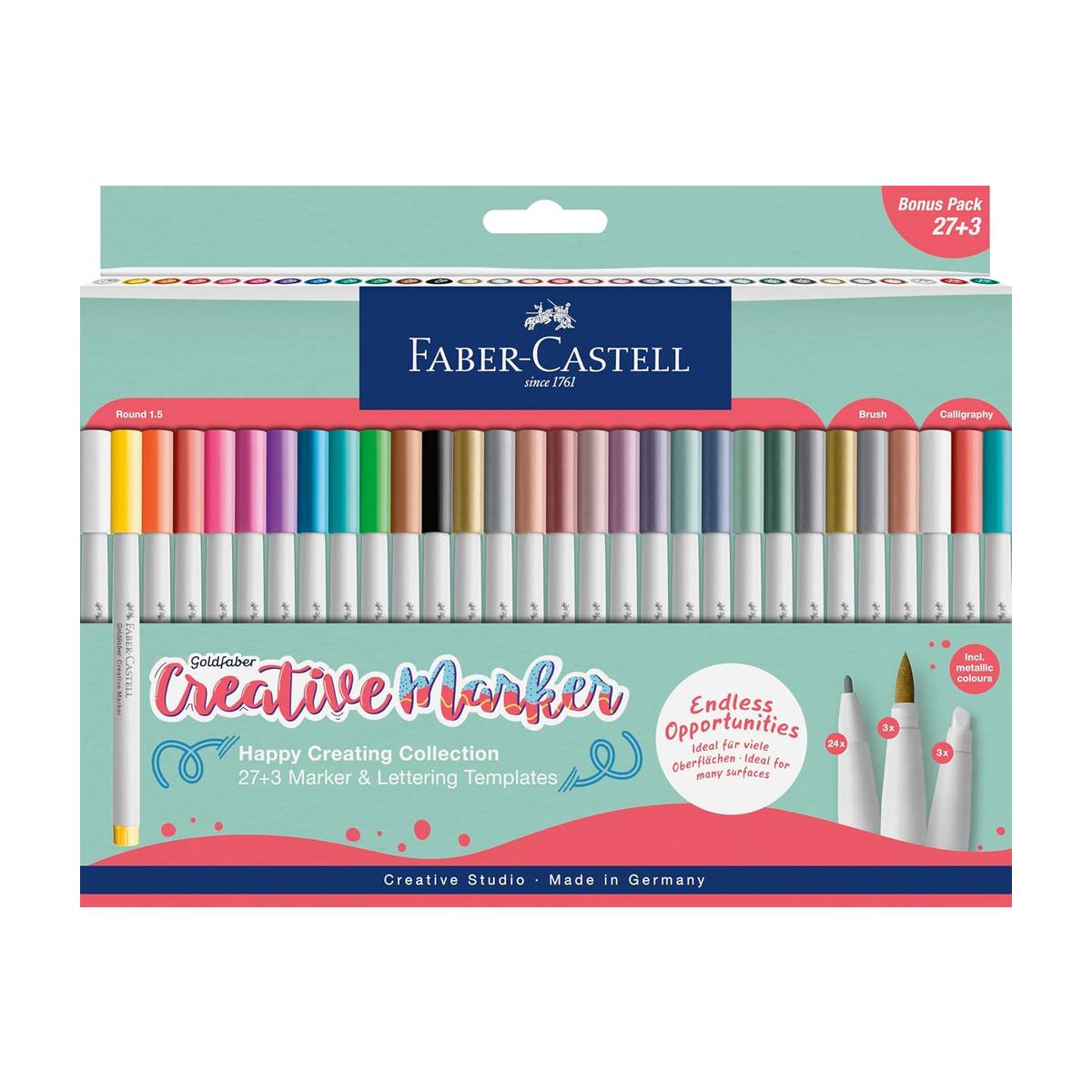 Goldfaber Creative Marker 30er Set Happy Creating