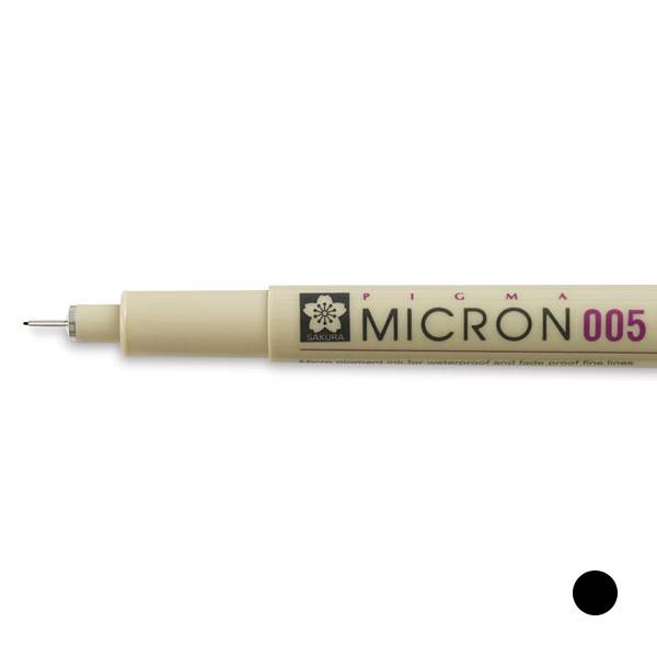 Pigma Micron Fineliner 0.20mm (Nr.005) schwarz