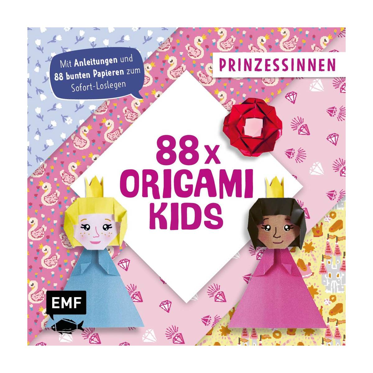 88 x Origami Kids Prinzessinnen