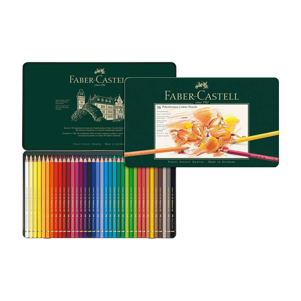 Faber-Castell Polychromos Künstlerfarbstifte 36er | MeinStift