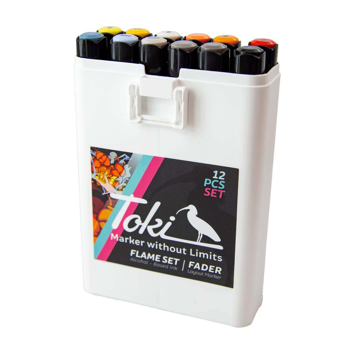 Toki - Toki Fader Layout Marker Flame Set 12er