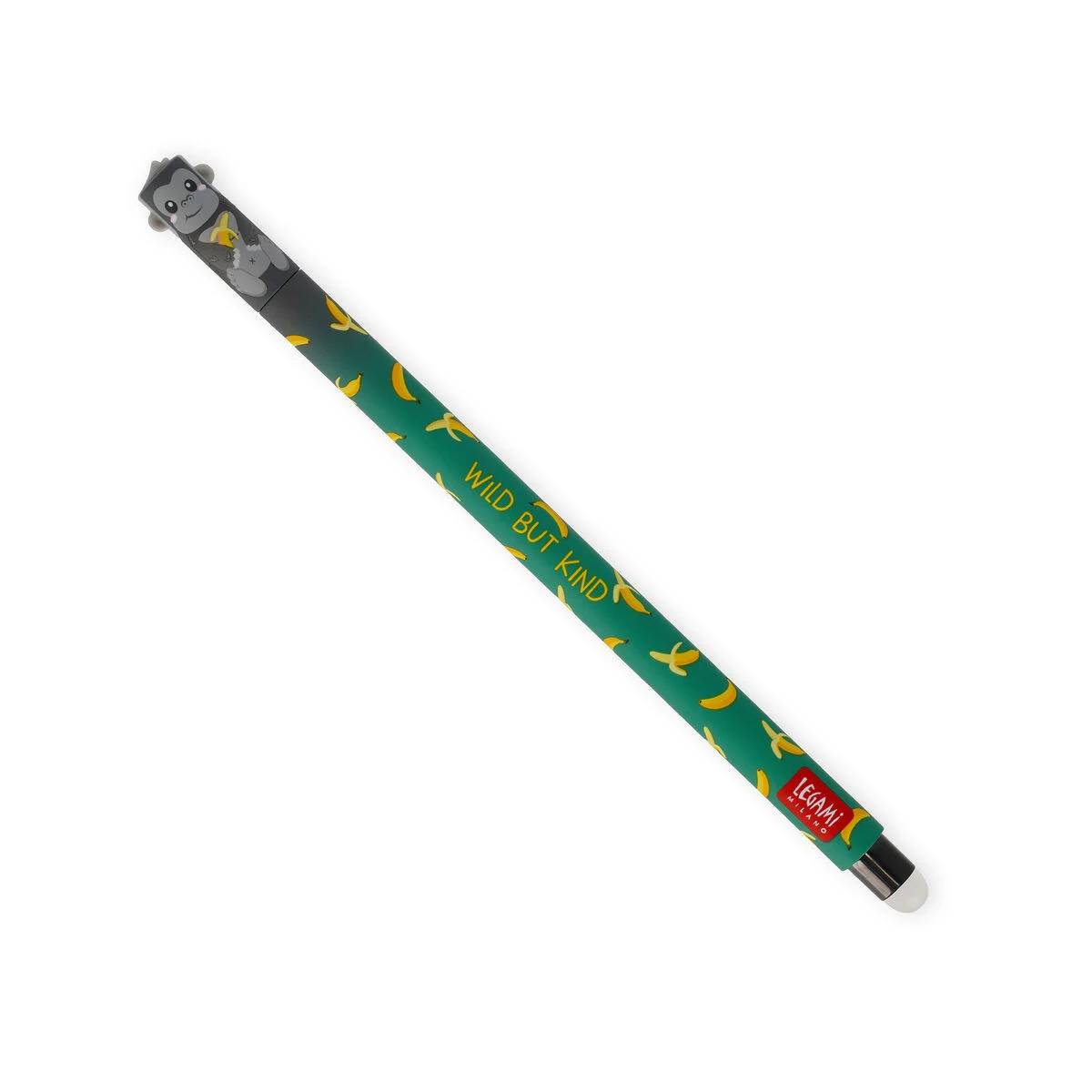 Legami - Gorilla Gelstift radierbar schwarze Tinte