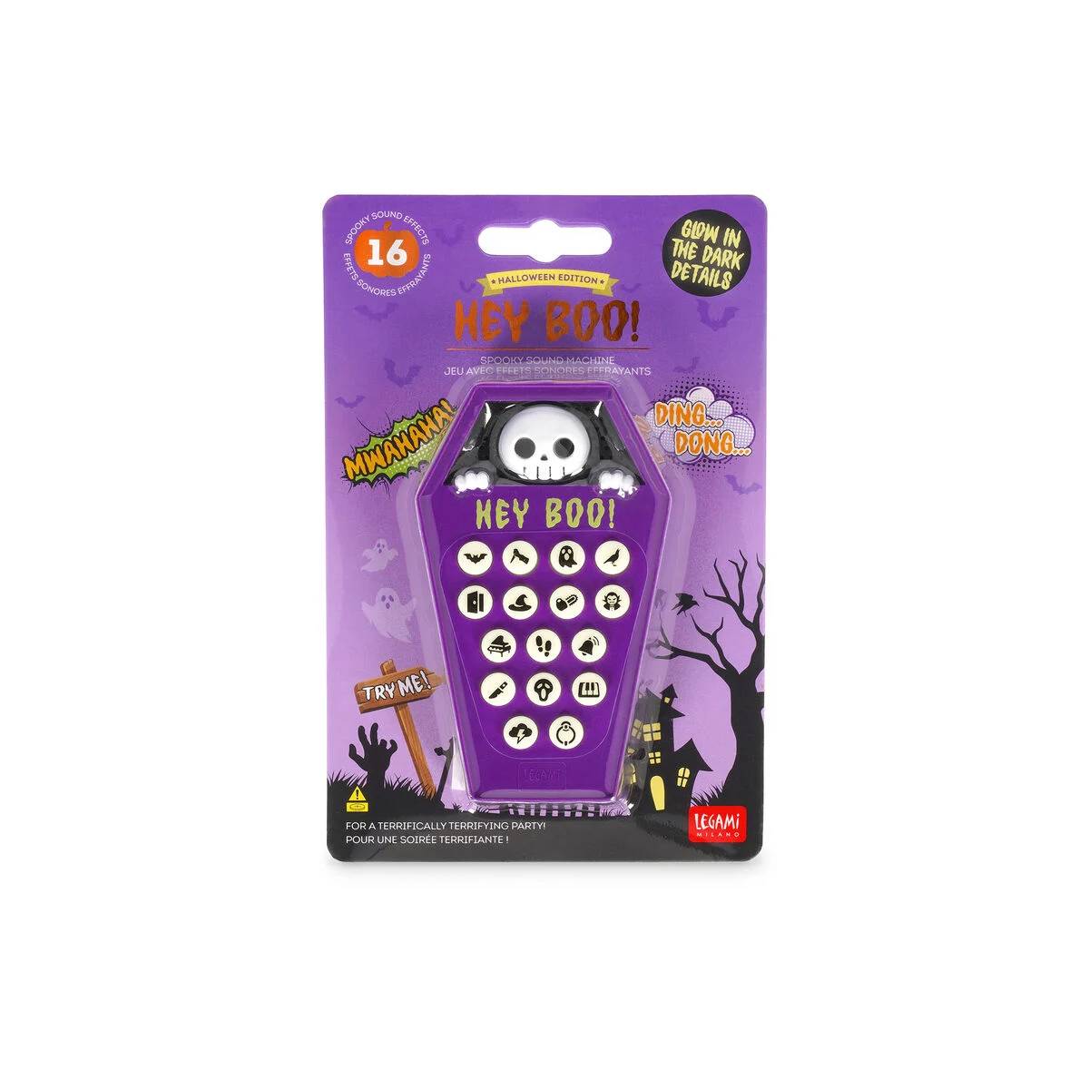 Hey Boo! Halloween Soundmaschine – 16 gruselige Soundeffekte