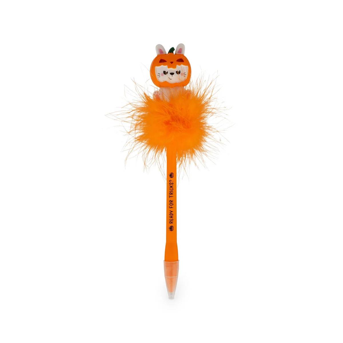 Legami Magic Gelstift – Pumpkin Bunny: Leuchtender Halloween Schreibstift mit süßem Häschen im Kürbis-Kostüm