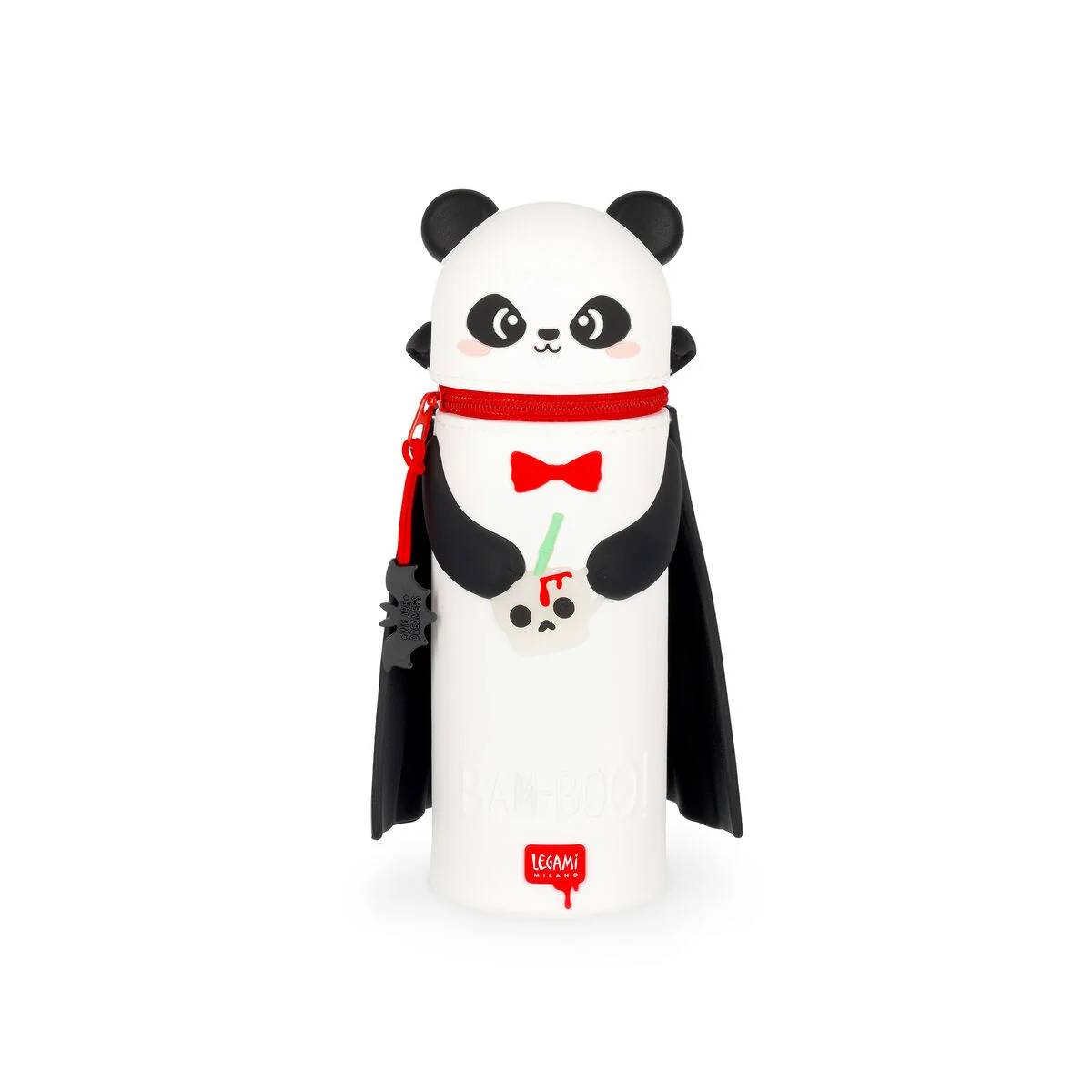 Étui à stylos (trousse à stylos) rond Panda Bam-Boo – édition Halloween