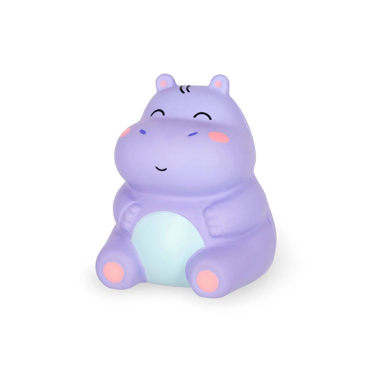 Stress Less Anti-Stress-Spielzeug Hippo – Squishy mit Erdbeerduft