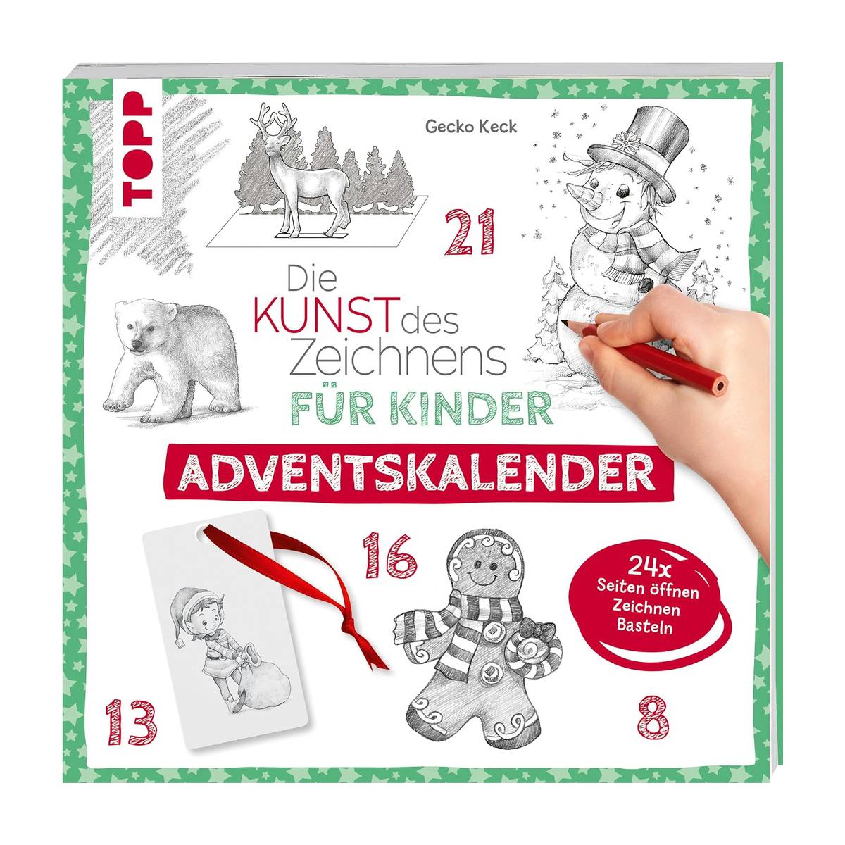 Die Kunst des Zeichnens für Kinder Adventskalender – 24 Zeichenideen