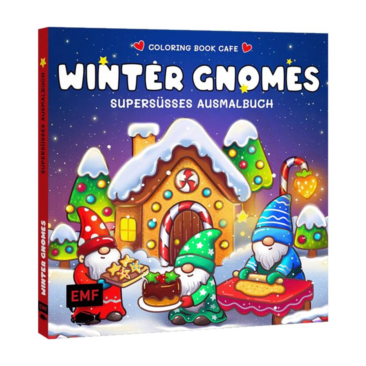 EMF - Cozy Coloring – Winter Gnomes – Ausmalbuch mit über 30 Weihnachtsmotiven