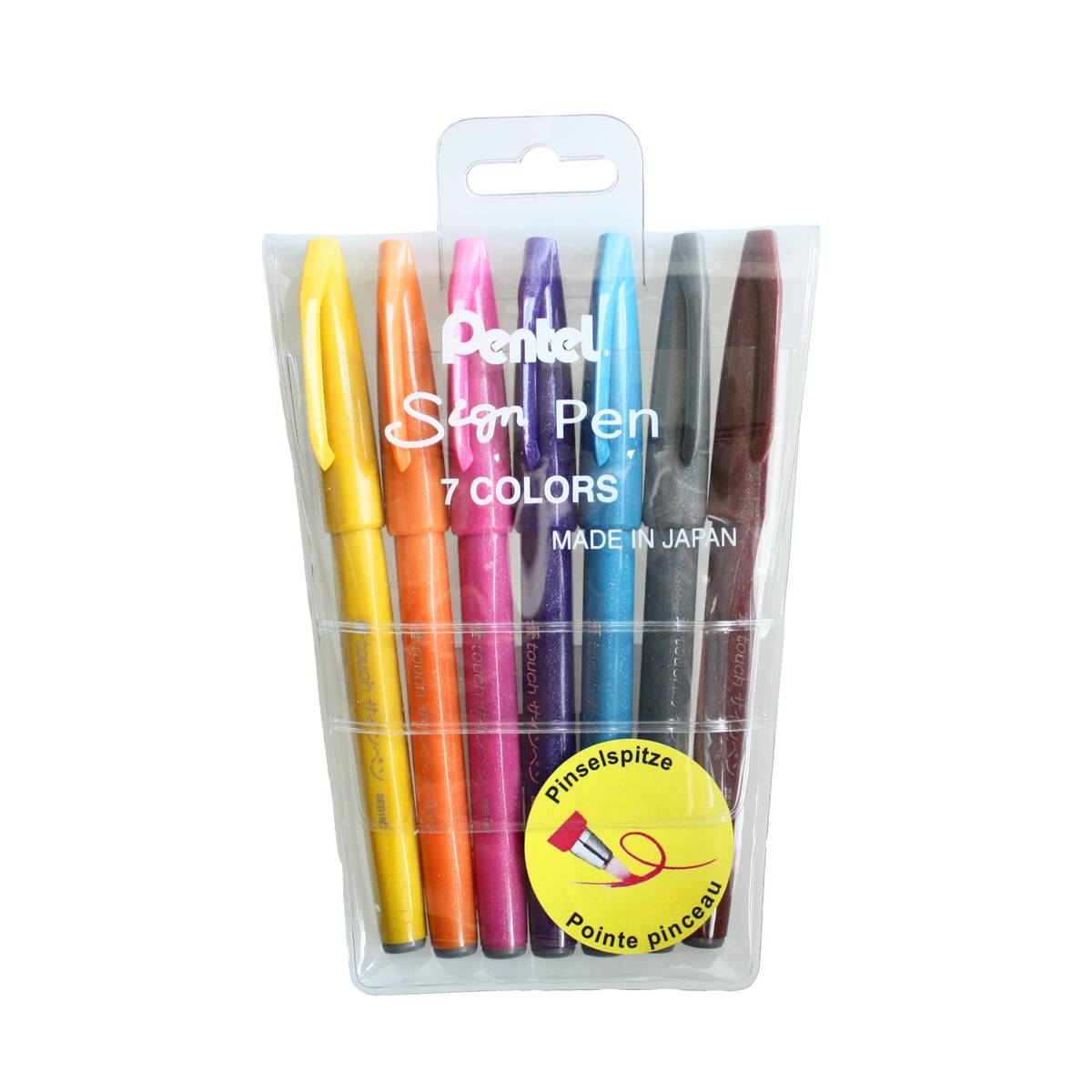 Pentel Arts Brush Sign Pen Confetti 7er Set kaufen | MeinStift