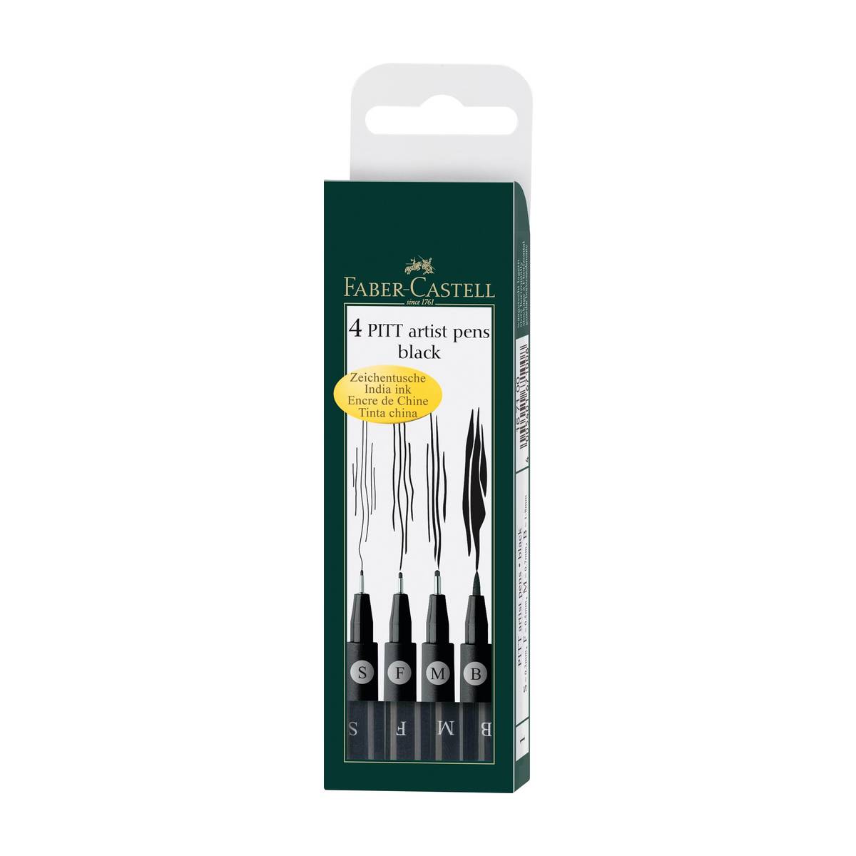 PITT Artist Pen Monochrom schwarz fein