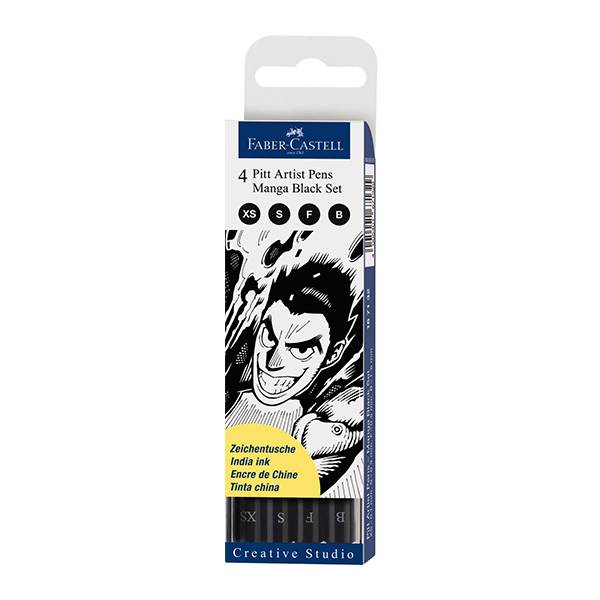  PITT Artist Pen Brush Manga Black