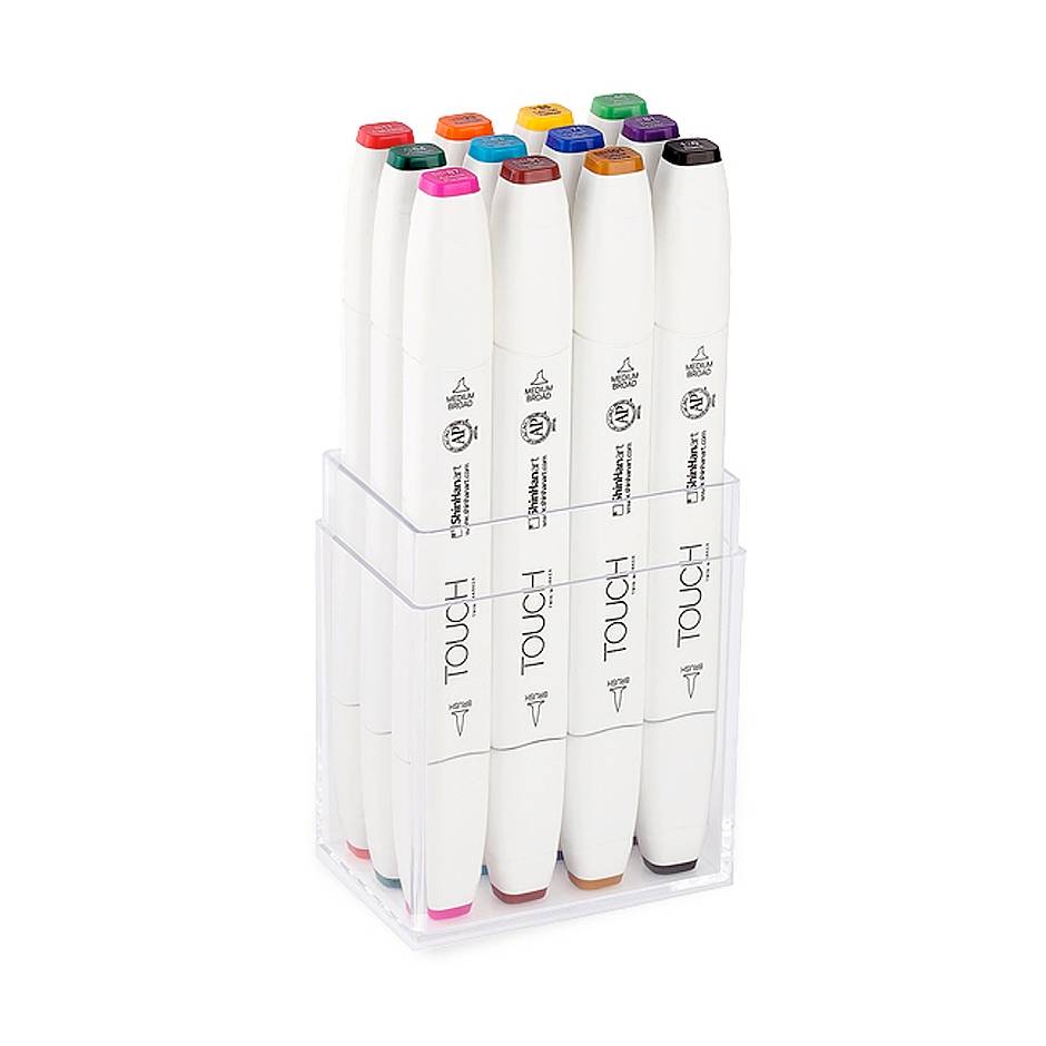 Touch - Twin Marker Brush Set 12er Main Colors