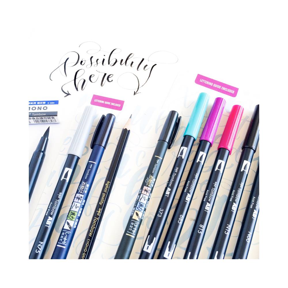 Tombow Hand Lettering Stifte Set Advanced 10-teilig Tombow