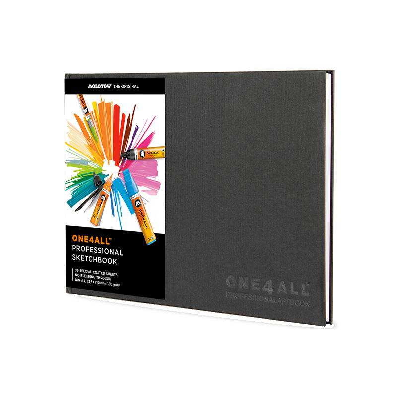 ONE4ALL Professional Artbook A4 quer 40seitig
