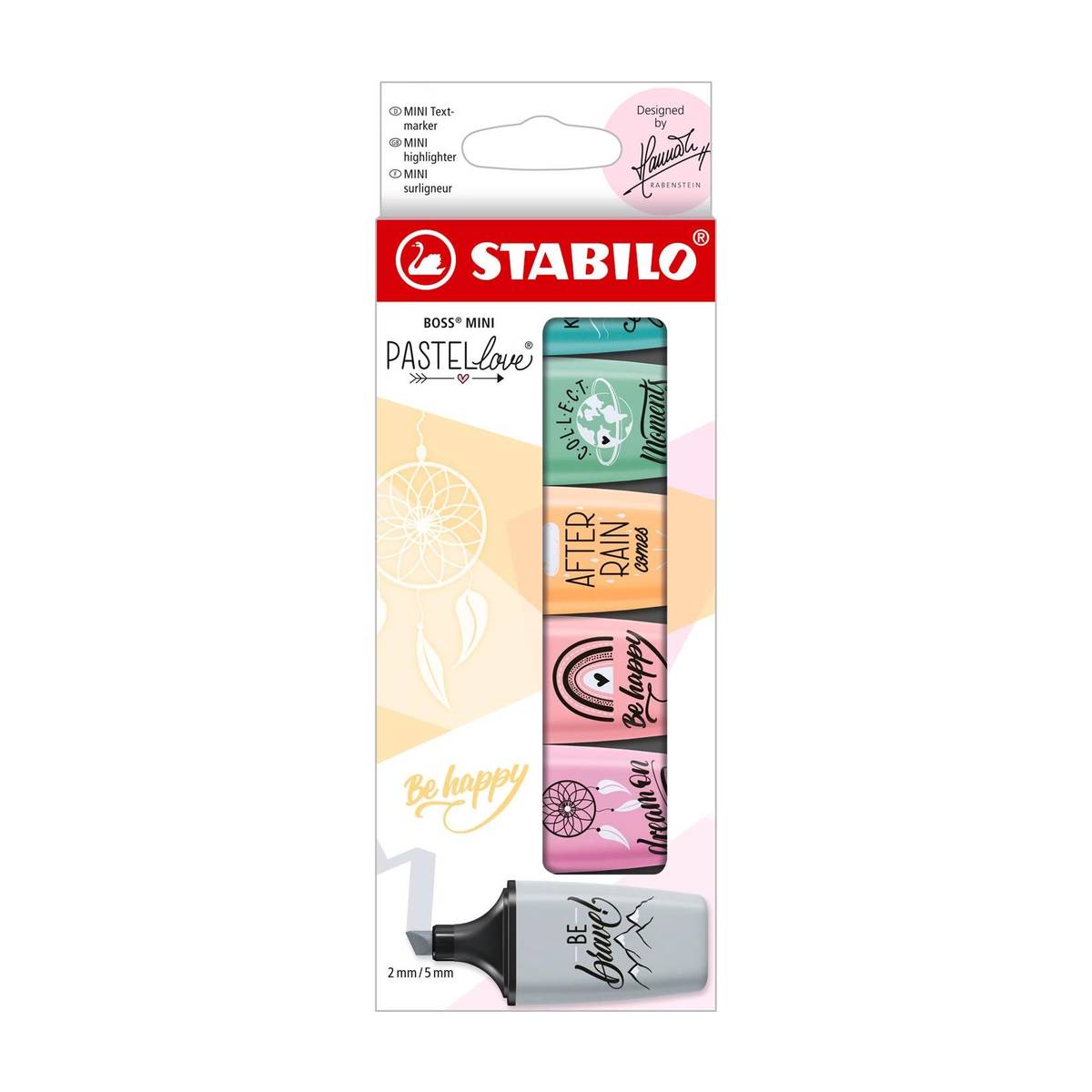 Boss Mini Leuchtmarker Pastell 6er Set