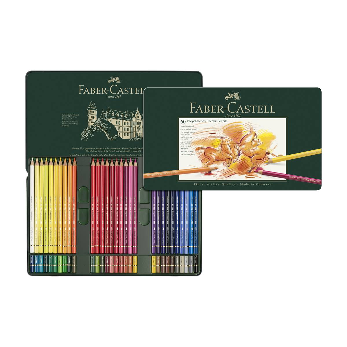 Faber-Castell Polychromos Künstlerfarbstifte 60er | MeinStift